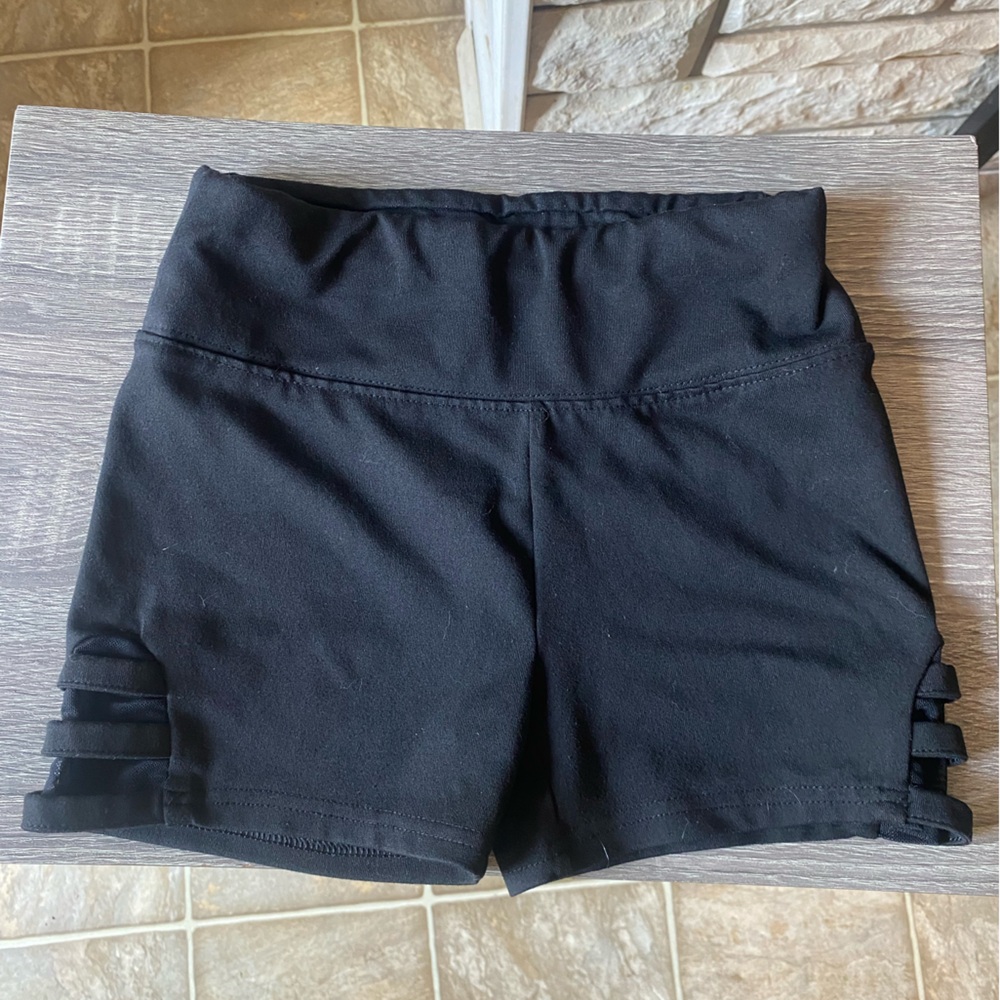 Girl’s Justice Black Active Shorts, size 10